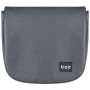 Коляска 2 в 1 Bair Polo (Silver) кожа 100% 33S графитовый (перламутр)