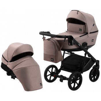 Коляска 2 в 1 Bair Kiwi Soft BKS-455 капучино - капучино (шкіра)