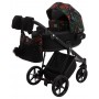 Коляска 2 в 1 Adamex Porto Flowers-8