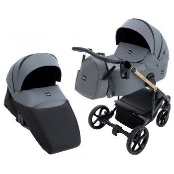 Коляска 2 в 1 Bair Onyx ECO OE-47 графит