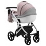 Коляска 2 в 1 Bair Next White Soft 55 латте