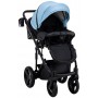 Коляска 2 в 1 Bair Play BP-7/69 блакитний-чорний