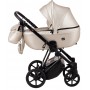 Коляска 2 в 1 Bair Infinity шкіра 100% BI-05 light beige pearl (світло-бежевий перламутр)