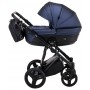 Коляска 2 в 1 Bair Play Plus BPL-144 темно-синий (перламутр) - черный