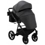 Коляска 2 в 1 Bair Kiwi Soft BKS-219 графит - графит (кожа)