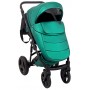 Коляска 2 в 1 Bair Mirello Plus шкіра 100% MP-35 зелений перламутр - чорний