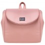 Коляска 2 в 1 Bair Infinity кожа 100% BI-2202 pink powder (розовый пудра)