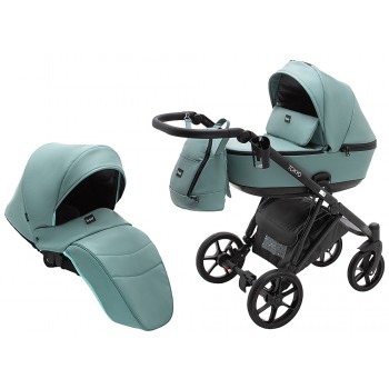 Коляска 2 в 1 Bair Tokyo кожа 100% 21 нефрит