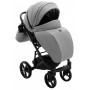 Коляска 2 в 1 Bair Marcel кожа 100%  серый