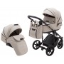 Коляска 2 в 1 Adamex Porto Light ECO кожа 100% SA-7 латте