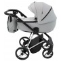 Коляска 2 в 1 Adamex Blanc Special Edidion PS-586 серый