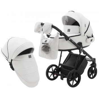 Коляска 2 в 1 Adamex Porto ECO кожа 100%  sa-1