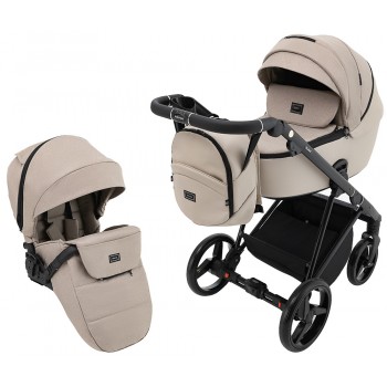 Коляска 2 в 1 Adamex Blanc Lux PS-18