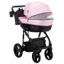 Коляска 2 в 1 Bair Play Plus BPL-107 рожевий (перламутр) - чорний