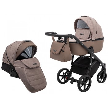 Коляска 2 в 1 Adamex Nola PS-15 темний капучино