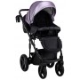 Коляска 2 в 1 Bair Play Plus BPL-135 світло-бузковий (перламутр) - чорний
