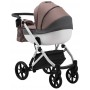 Коляска 2 в 1 Bair Next White Soft 52 капучино