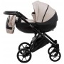Коляска 2 в 1 Bair Next кожа 100% 22 капучино