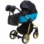 Коляска 2 в 1 Adamex Barcelona Polar (Gold) BR608