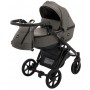 Коляска 2 в 1 Bair Tokyo кожа 100% 25 графит