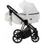 Коляска 2 в 1 Bair Infinity кожа 100% BI-2300-AMO white (белый)