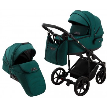Коляска 2 в 1 Adamex Porto Light Tip TK-52 темно - зеленый