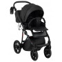 Коляска 2 в 1 Bair Infinity шкіра 100% BI-2230 black (чорний)