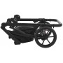 Коляска 2 в 1 Bair Kiwi шкіра 100% BK-51/15 білий-чорний