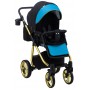 Коляска 2 в 1 Adamex Barcelona Polar (Gold) BR608