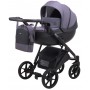 Коляска 2 в 1 Bair Next кожа 100% 14 сирень