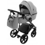 Коляска 2 в 1 Bair Marcel кожа 100%  серый