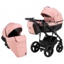 Коляска 2 в 1 Bair Play BP-44/69 рожевий пудра-чорний