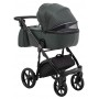 Коляска 2 в 1 Adamex Nola PS-136 темно-зелений