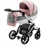 Коляска 2 в 1 Bair Next White Soft 56 светло-розовый