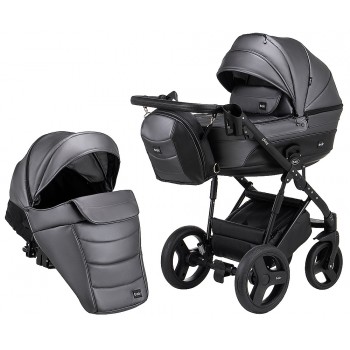 Коляска 2 в 1 Bair Play Plus BPL-114 графіт (перламутр) - чорний