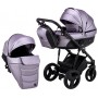Коляска 2 в 1 Bair Play Plus BPL-135 світло-бузковий (перламутр) - чорний