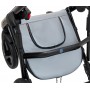 Коляска 2 в 1 Bair Mirello Plus шкіра 100% MP-32 сірий перламутр - чорний