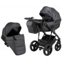 Коляска 2 в 1 Bair Play Plus BPL-112 чорний (перламутр) - чорний