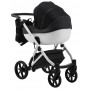 Коляска 2 в 1 Bair Next White Soft 51 черный