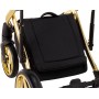 Коляска 2 в 1 Adamex Luciano Polar (Gold) Q85 Чорний - Чорна шкіра (видавлена точка)