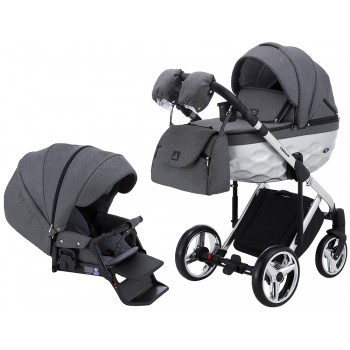 Коляска 2 в 1 Adamex Chantal Star Polar (Chrome) Star 3