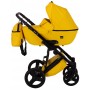 Коляска 2 в 1 Bair Leo кожа 100% GN-80 желтый