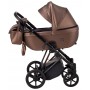 Коляска 2 в 1 Bair Infinity шкіра 100% BI-02-AMO bronze pearl (бронза перламутр)