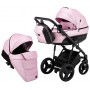 Коляска 2 в 1 Bair Play Plus BPL-107 рожевий (перламутр) - чорний