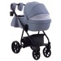 Коляска 2 в 1 Adamex Hybryd Plus кожа 100% BR333 лавандовый