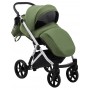 Коляска 2 в 1 Bair Next White Soft 54 зеленый