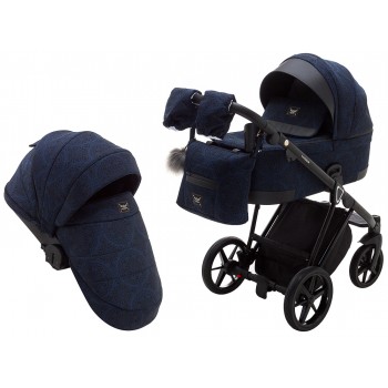 Коляска 2 в 1 Adamex Gallo Thermo GA-13 blue orient