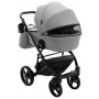 Коляска 2 в 1 Bair Marcel кожа 100%  серый