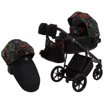Коляска 2 в 1 Adamex Porto Flowers-8