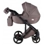 Коляска 2 в 1 Adamex Luciano jeans Q6 капучино